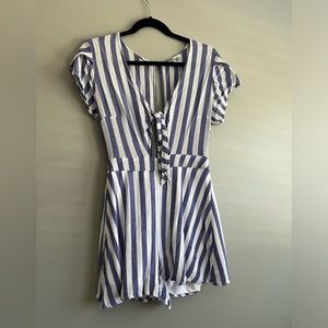 Charlotte Russe Open-Back Romper